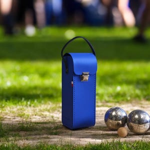 Petanque-Tasche für 3 Bälle, personalisierte Tasche made in France, perfektes handgemachtes Geschenk zum Vatertag