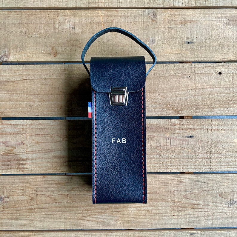 La Sacoche – Sac de pétanque cuir noir La Sacoche – Sac de pétanque cuir noir