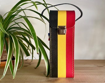 Customizable pétanque bag Belgium, personalized pouch made in France, artisanal gift