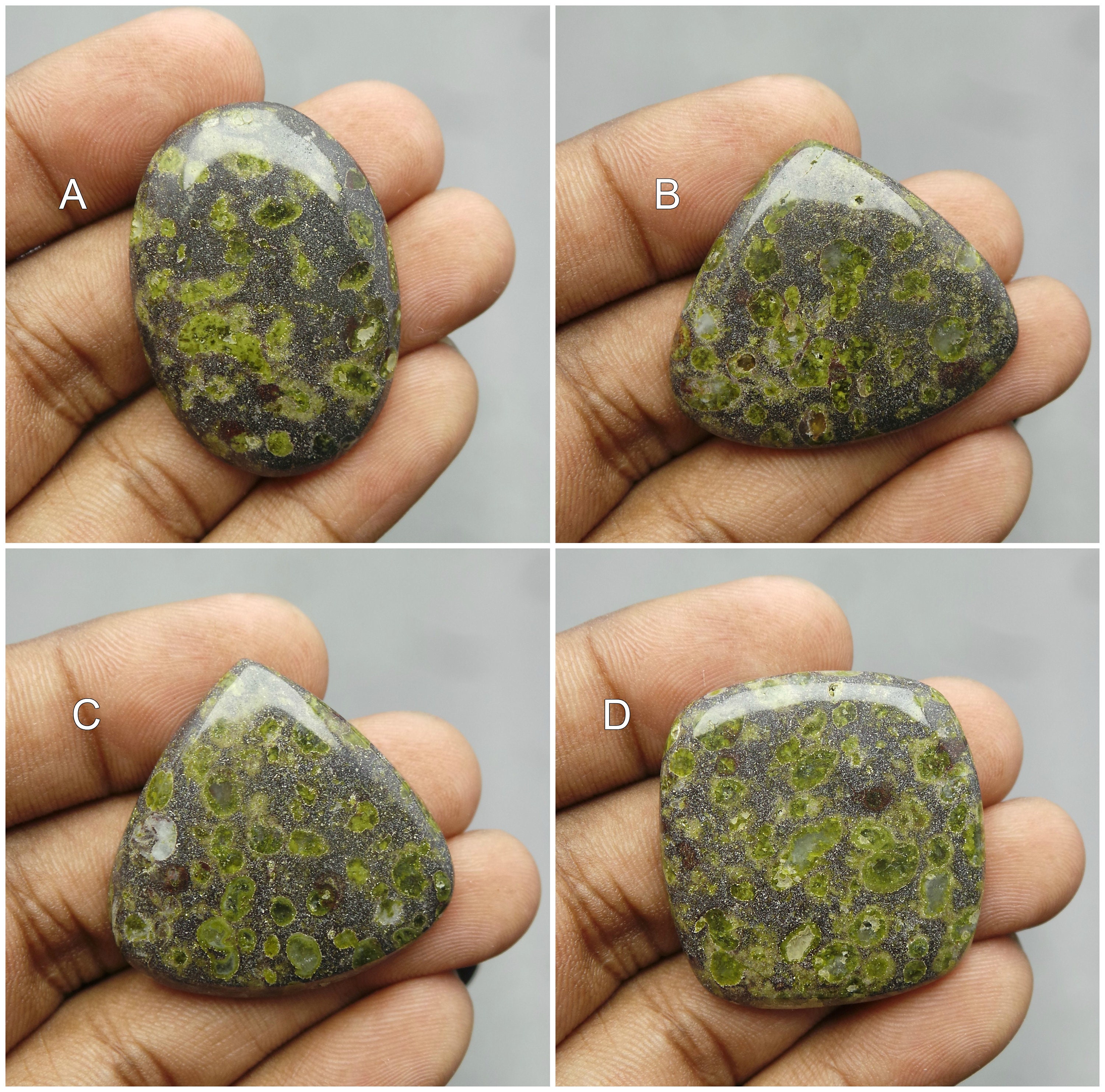 Green Epidote Gemstone CabochonGreen Epidote CabochonNatural Etsy
