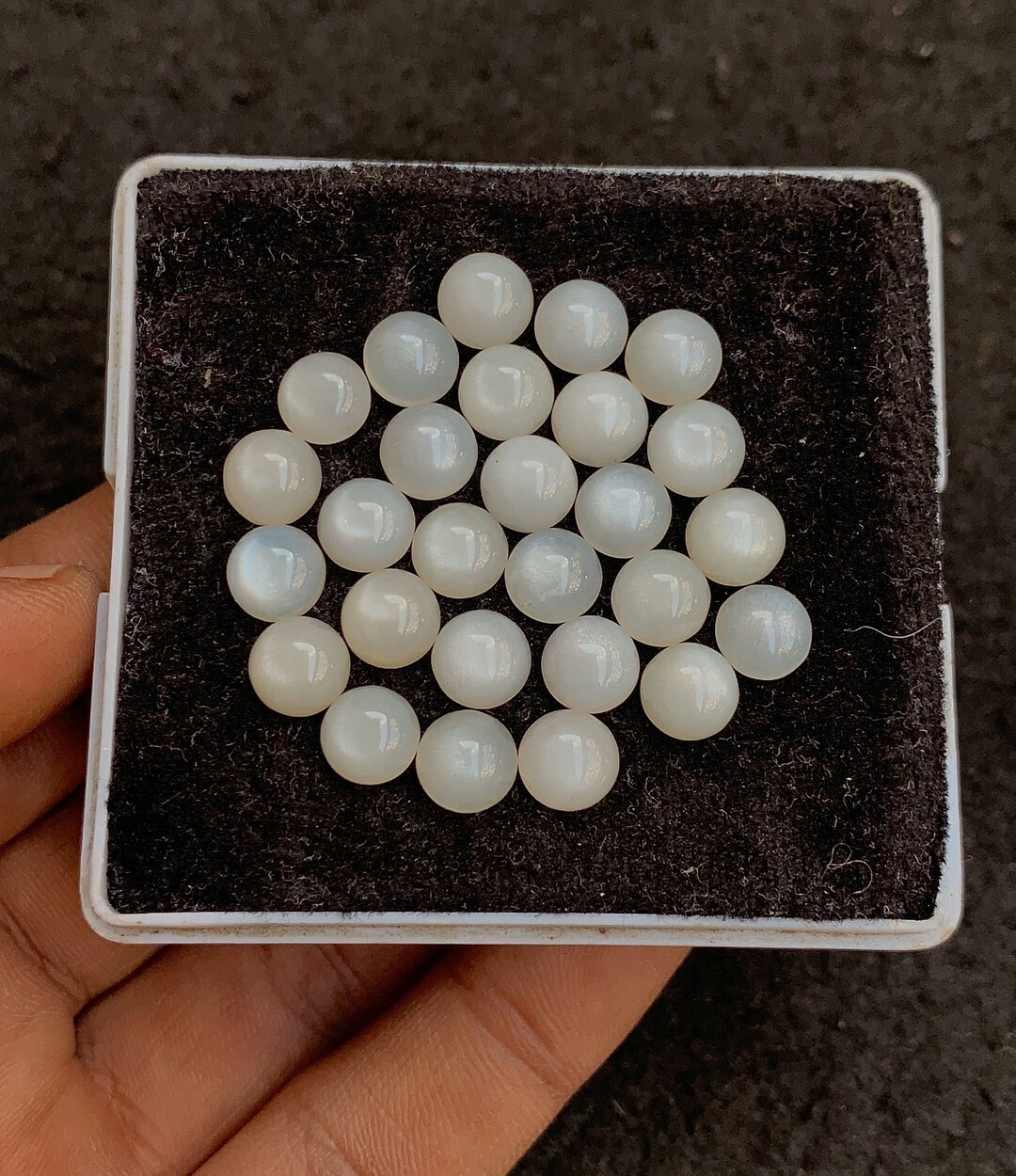 Pietra preziosa di pietra di luna bianca Pietra di luna bianca naturale