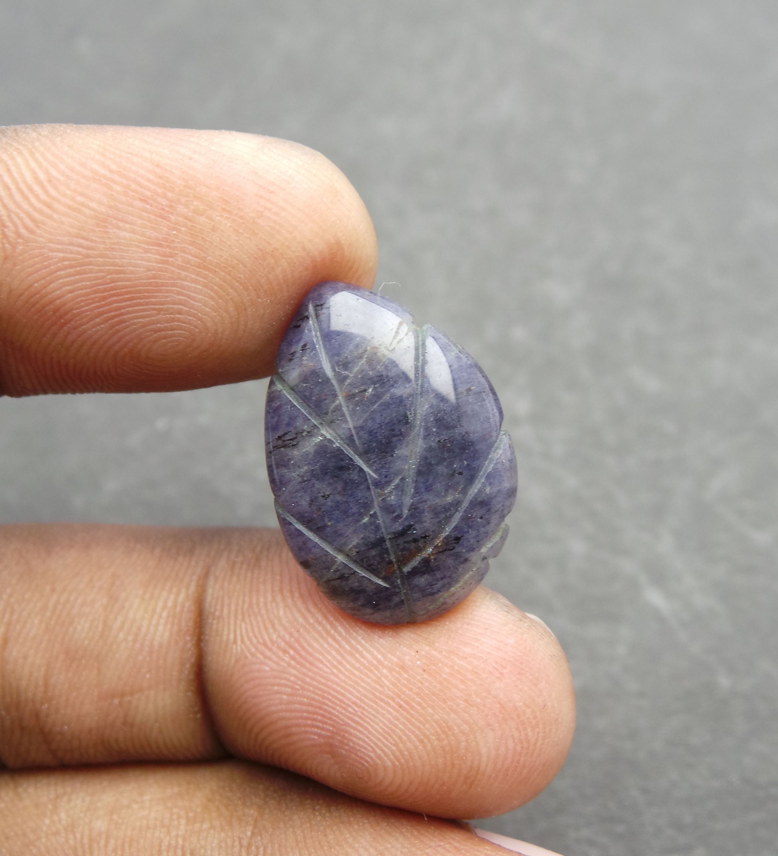 Iolite Gemstone Cabochon-Iolite Cabochon-Natural Iolite Smooth | Etsy