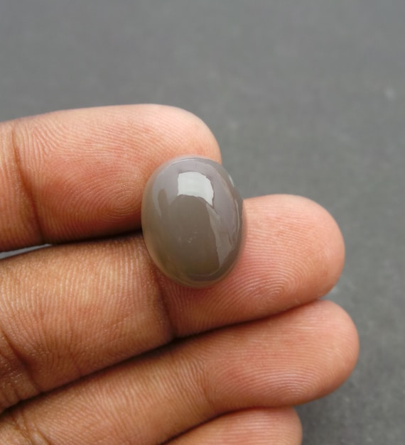 Chocolate Moonstone Cabochon-Moonstone Cabochon-Natural Chocolate Moonstone Smooth Oval Cabochon-19.5x14.5x7.5 MM-Wholesalegems-BS12976