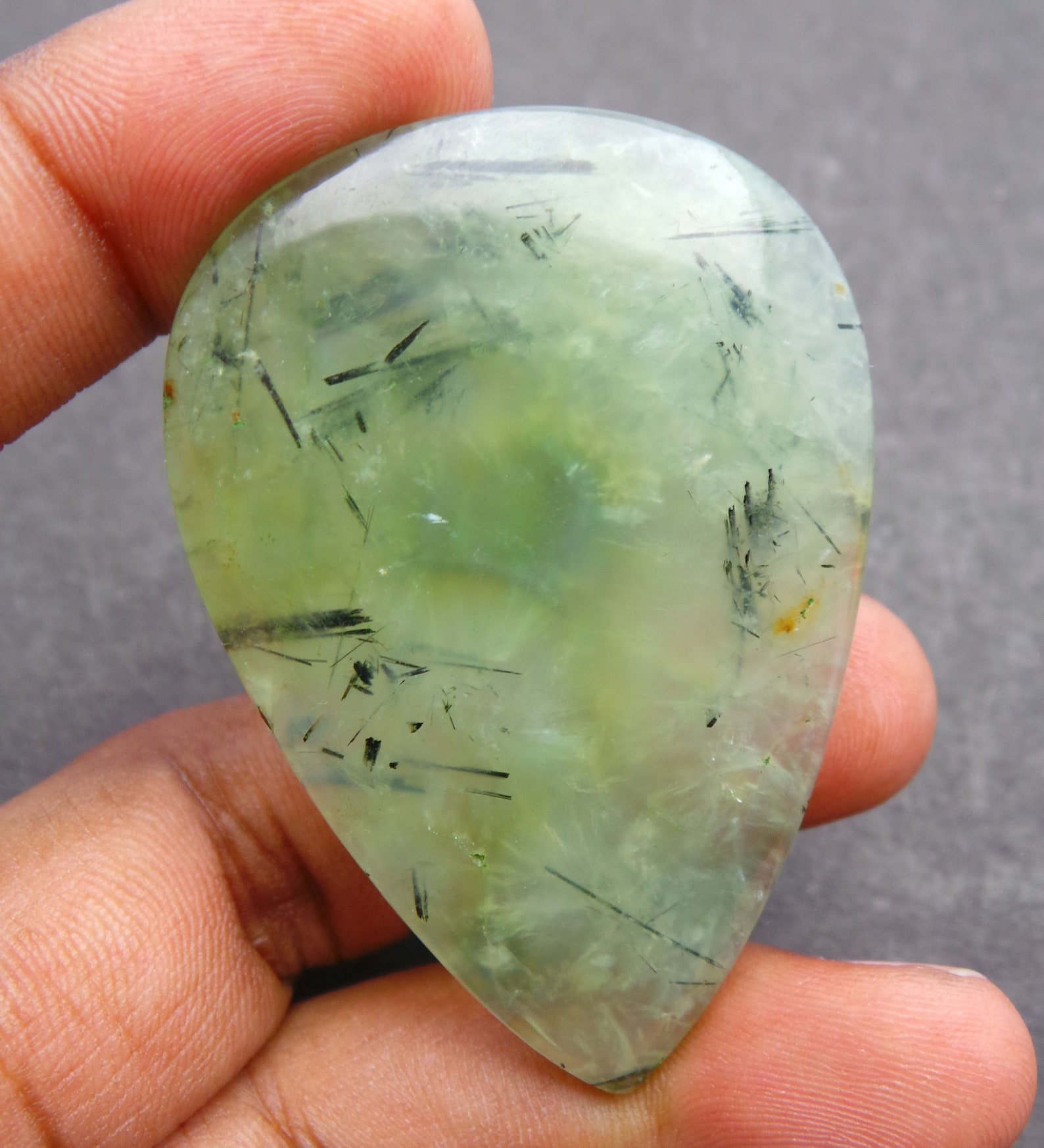 Prehnite Gemstone Cabochon-Prehnite Cabochon-Natural Prehnite | Etsy