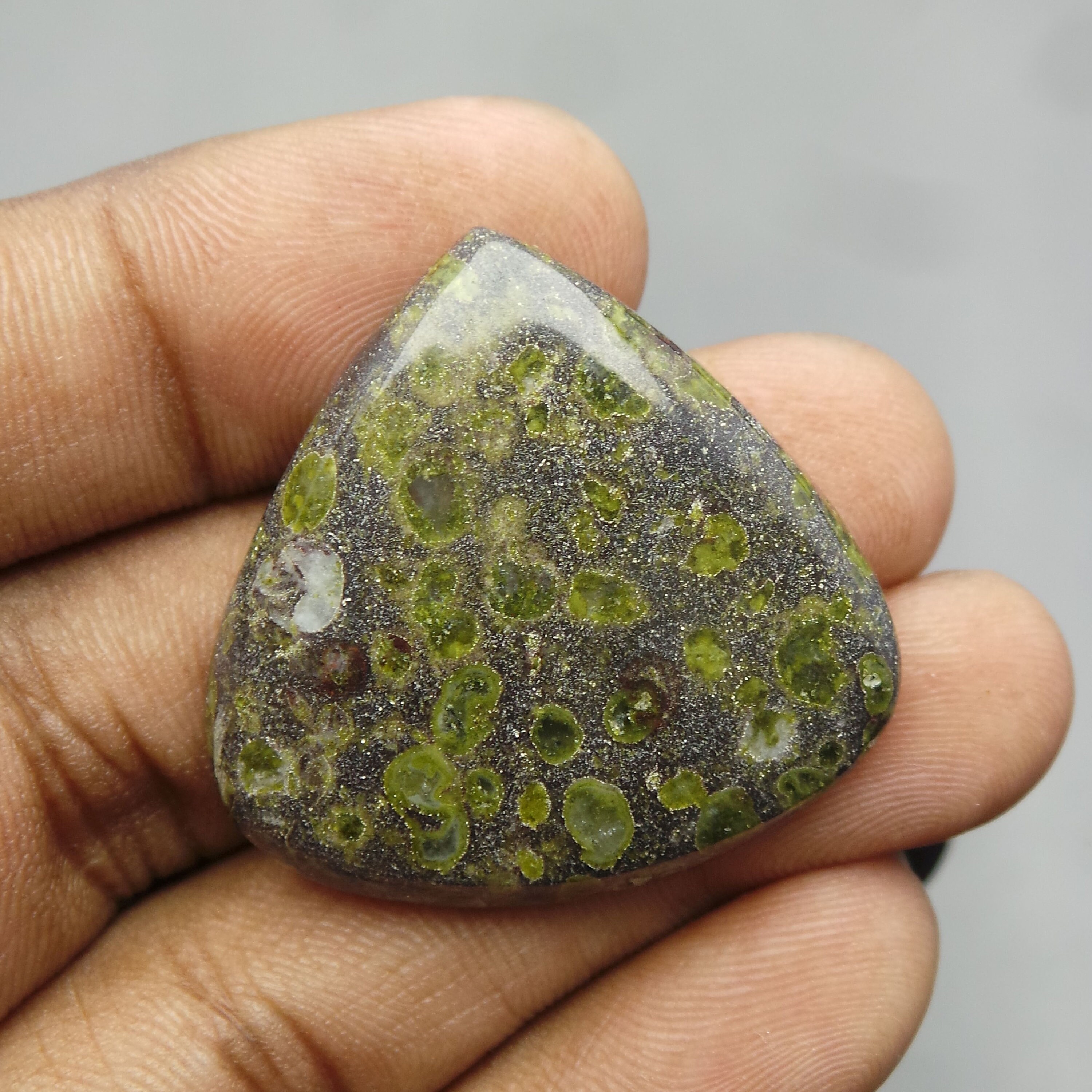 Green Epidote Gemstone CabochonGreen Epidote CabochonNatural Etsy