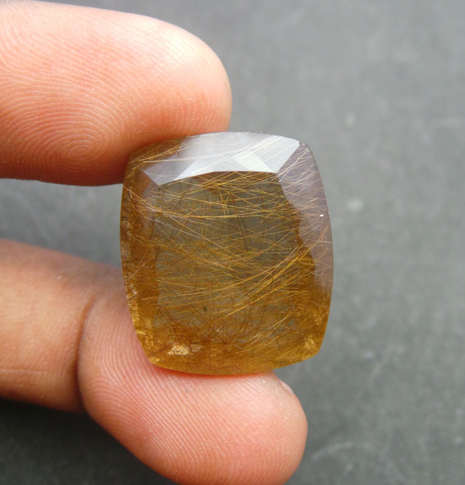 Copper Rutilated Quartz Cut Stonesrutilated Quartz Cut Etsy