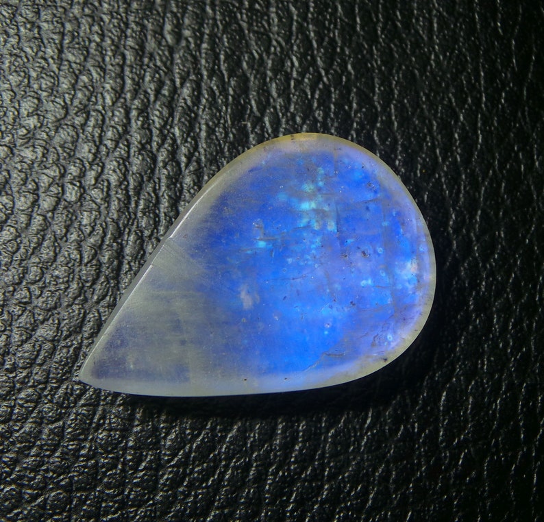 Freeform calibrated 24 x 24 mm Rainbow moonstone cabochon flat back cabochon genuine rainbow moonstone Rainbow Moonstone