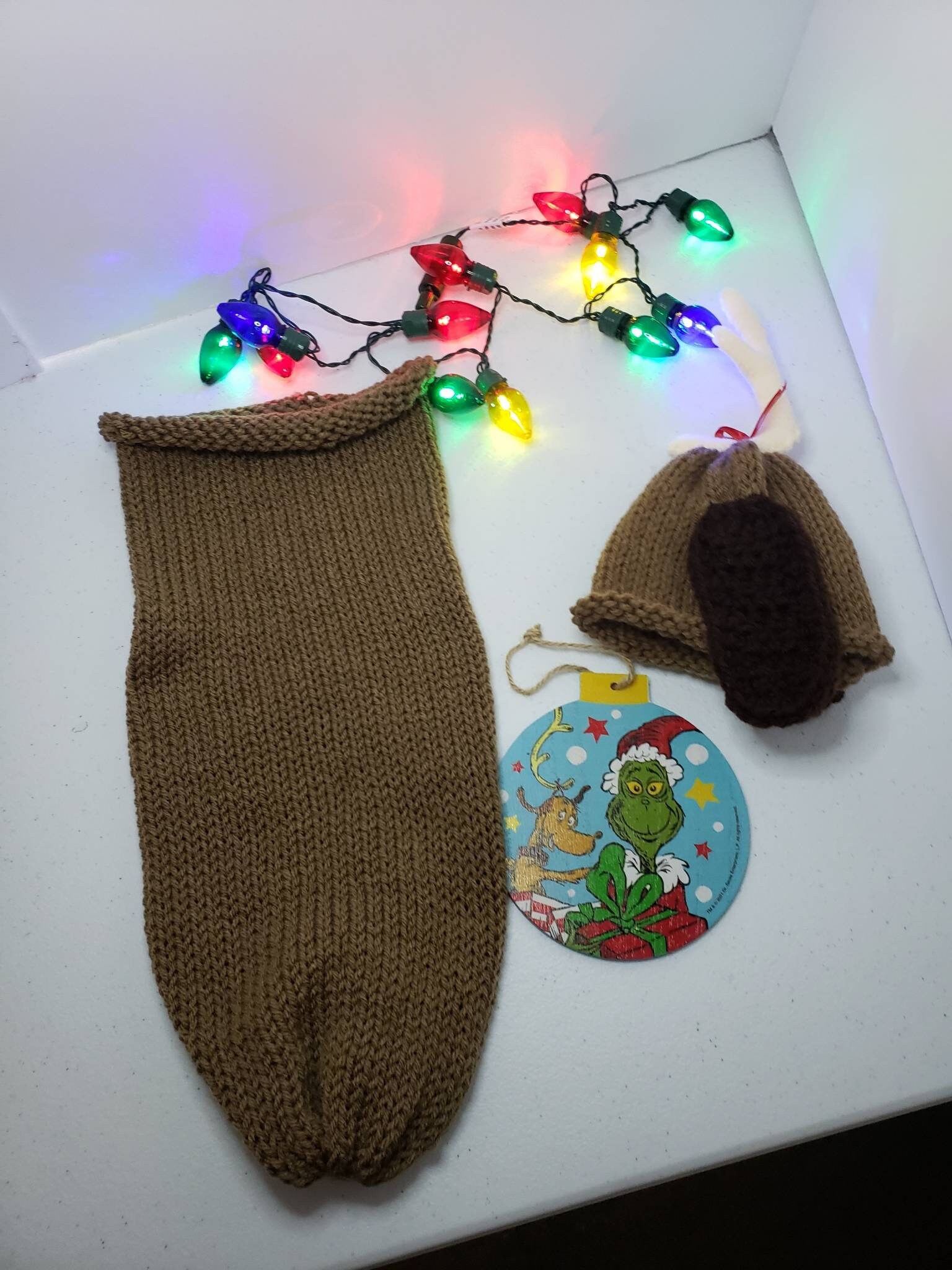 Max Grinch's Dog Baby Set Swaddle Cocoon Your a Mean One Etsy