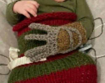 Freddy krueger baby costume a nightmare on elm street baby halloween costume cosplay freddy krueger photo prop