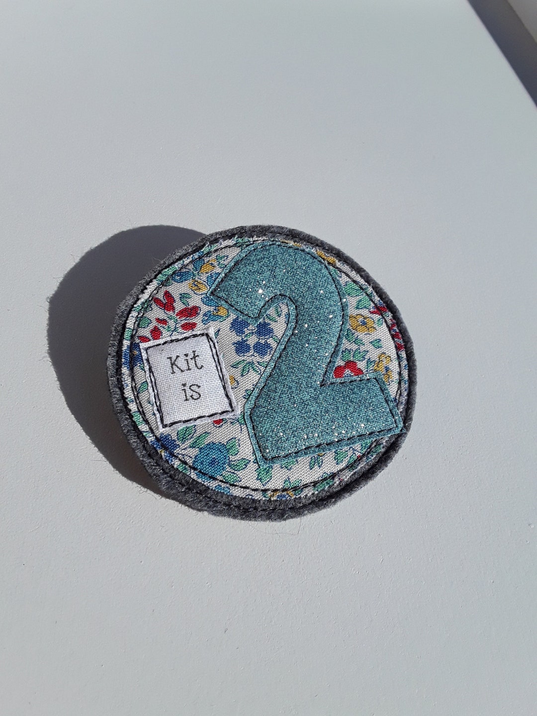 Personalised Birthday Badge - Handmade Birthday Badge - Personalised ...