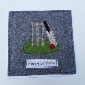 Handmade Cricket themed Birthday card for Dad, Grandad, Uncle or a friend - Cricket lover - Male birthday card - Cricket birthday card