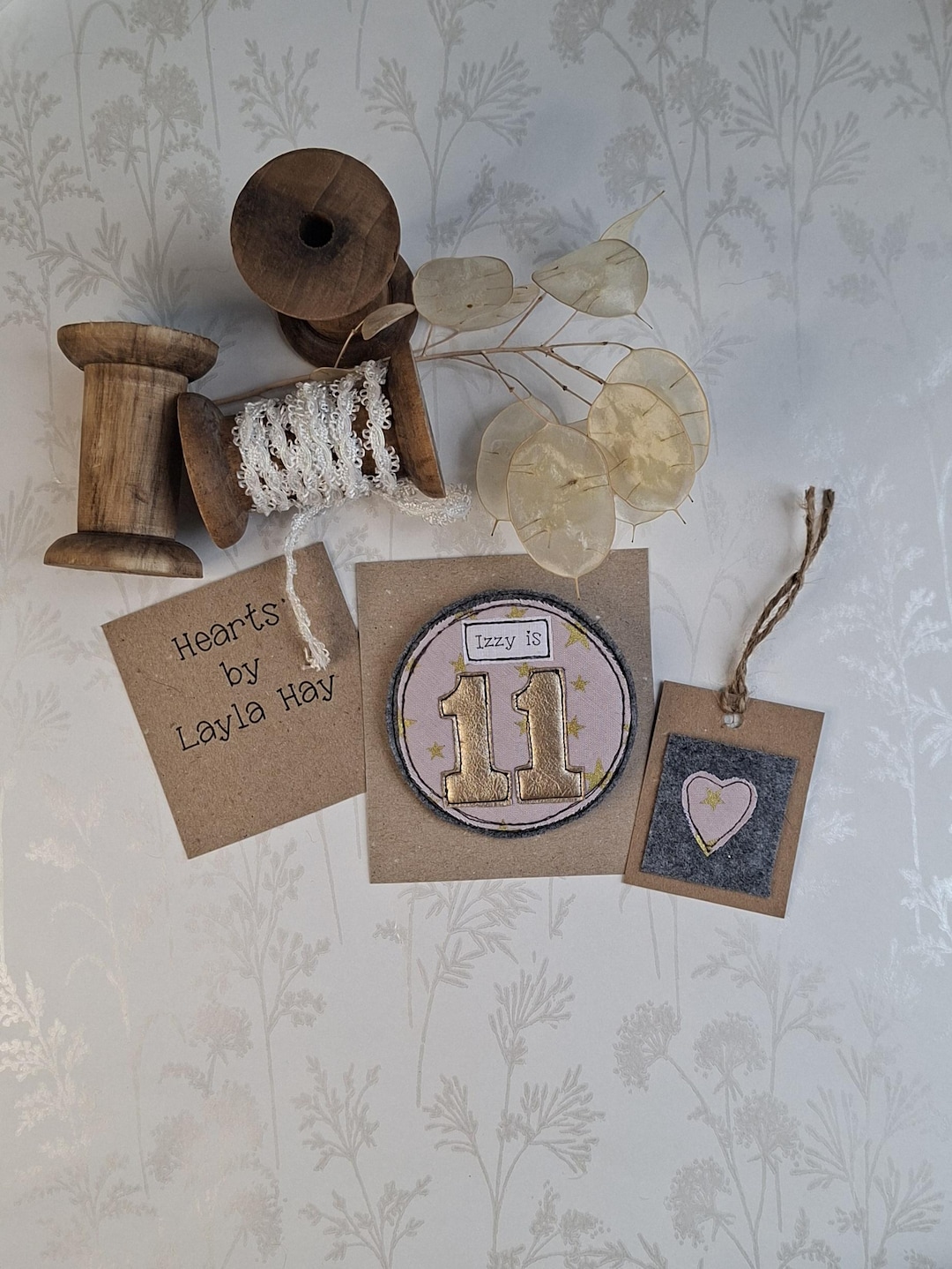 Personalised Birthday Badge – Handmade Textile Felt Brooch - Etsy UK