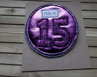 子供向けフェルト製誕生日バッジ - Etsy 日本