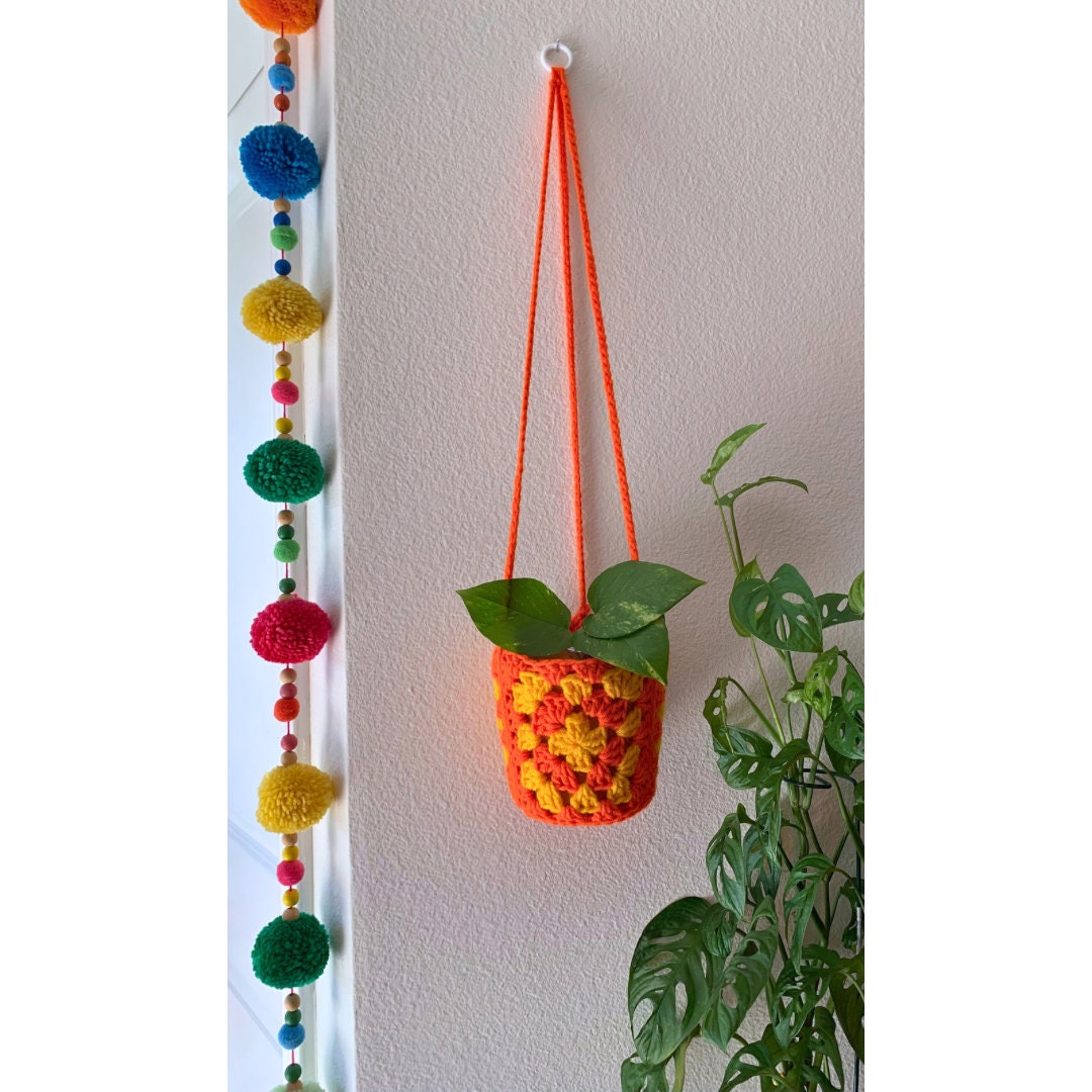 Garden Collection - Handmade Ombre Crochet Organizer