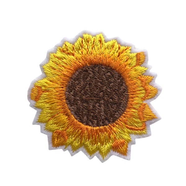 SUNFLOWER PATCH- Iron On, Patches, Embroidered Patch, Clothing Patch, Jean Patch, Jacket Patch, Bag Patch, Mother's Day Gifts