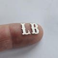 Variety of Sizes, Sterling silver alphabet,letter components, letter charms, Western Letters product logo