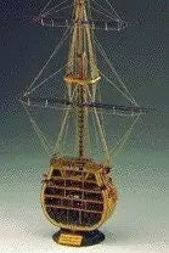 HMS Victory Cross Section Kit Model Boat Model Making Ship Etsy
