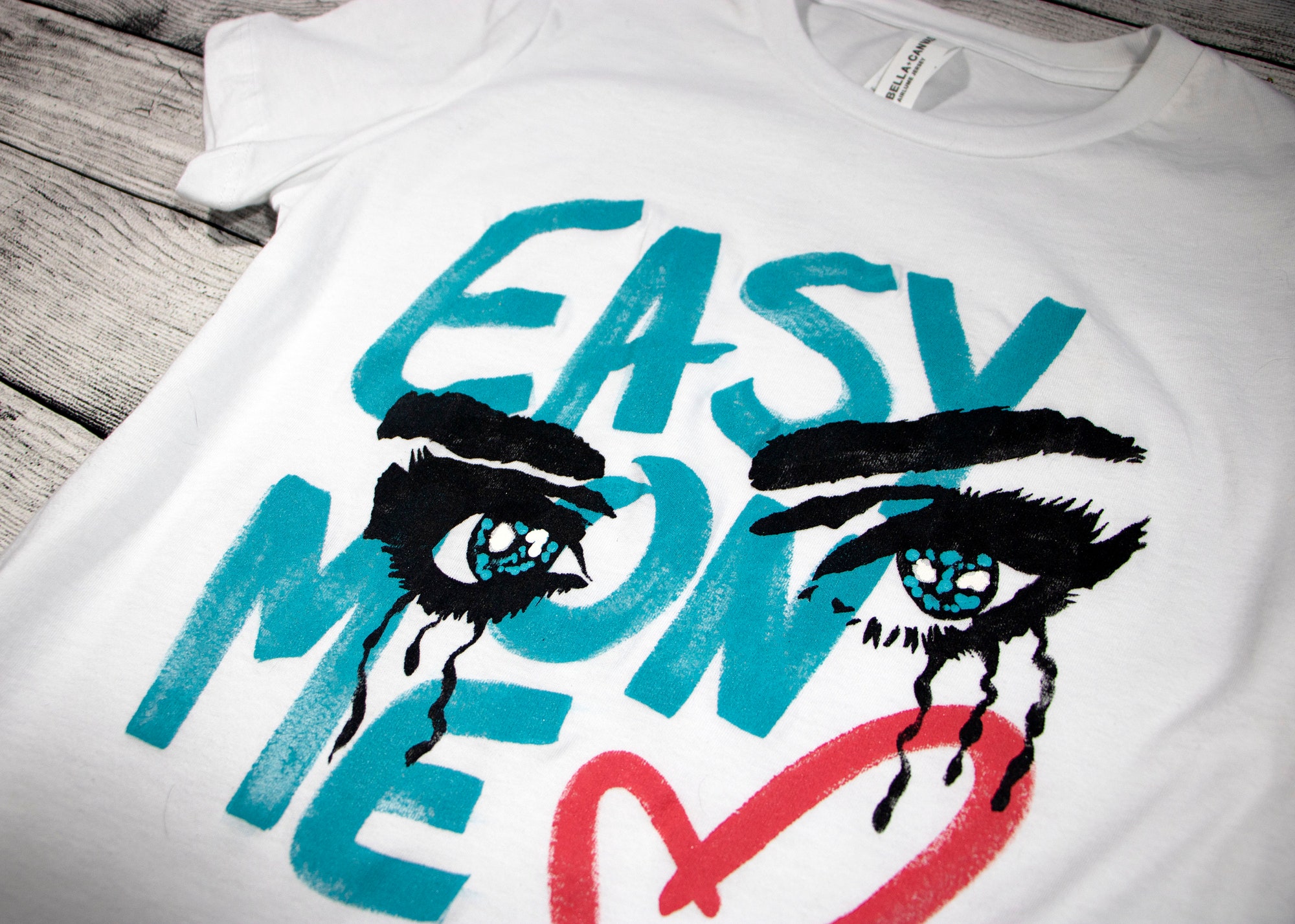 Discover Easy On Me / Adele 30 Inspired Hand Painted Pop Art Ladies/Womens T-Shirts