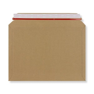 100 buste postali per libri A4 234 x 334 mm / Buste in cartone marrone / Ideali per proteggere libri, CD, opere d'arte, brochure / 100% riciclabili