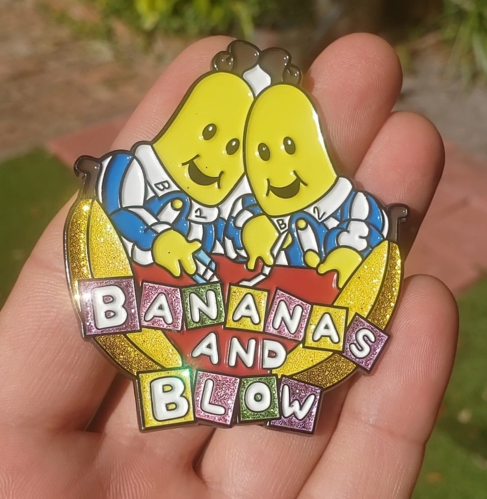 Bananas Pajamas and Blow Ween pin bananas and blow x bananas Etsy
