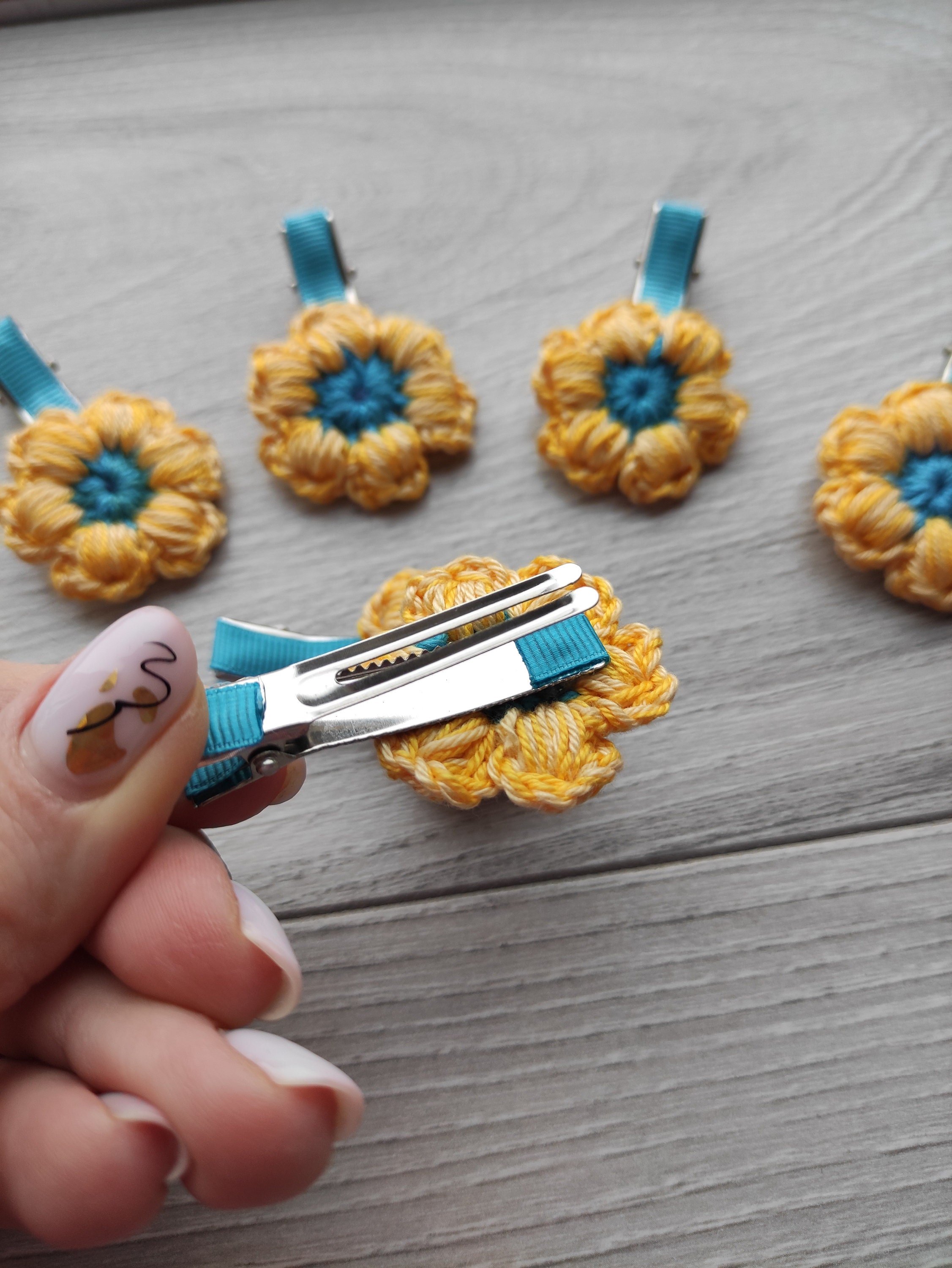 Flower Birthday Banner, Banner Party Decor, Flower Clips for Hair