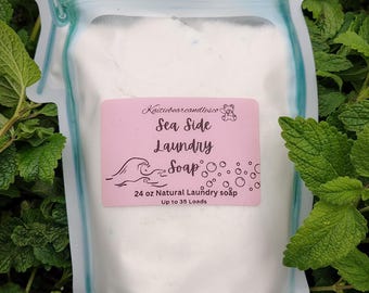 All Natural Laundry soap, Eco friendly non toxic Laundry soap powder