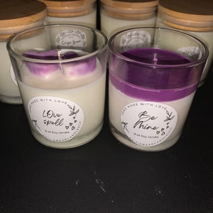 Love spell,soy candle,gift for her,organic candle,valentines candle,mother’s day candle,scented candle,love candle,unique candle,8oz,candles