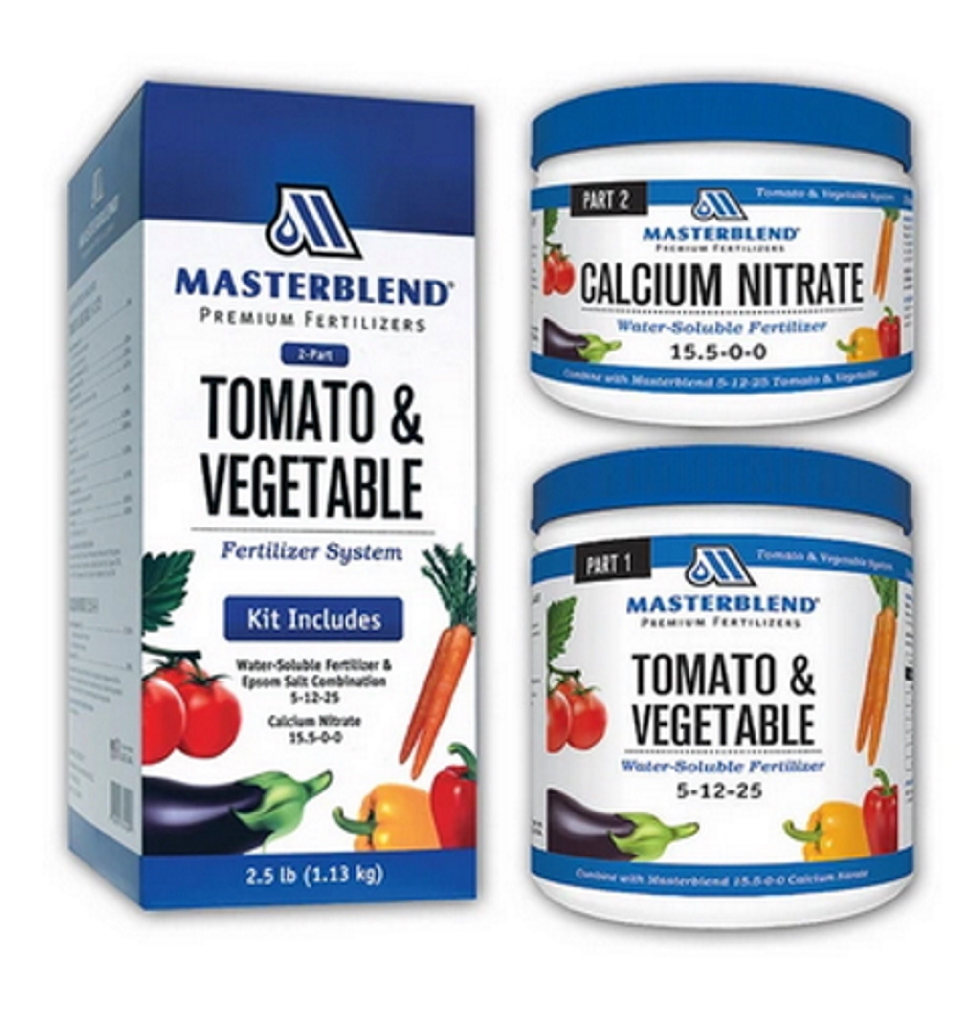 MasterBlend 4 18 38 Tomato Vegetable Fertilizer COMBO KIT 2.5 lb