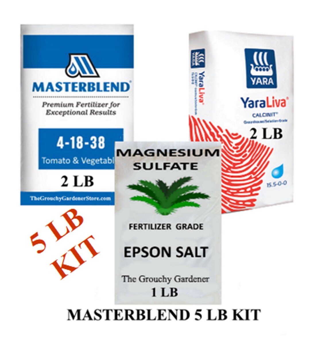 Masterblend 41838 5 Lb Large Hydroponic Fertilizer Kit. FREE SHIPPING