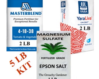 Masterblend 4-18-38 (5 lb)  Large Hydroponic Fertilizer Kit. FREE SHIPPING