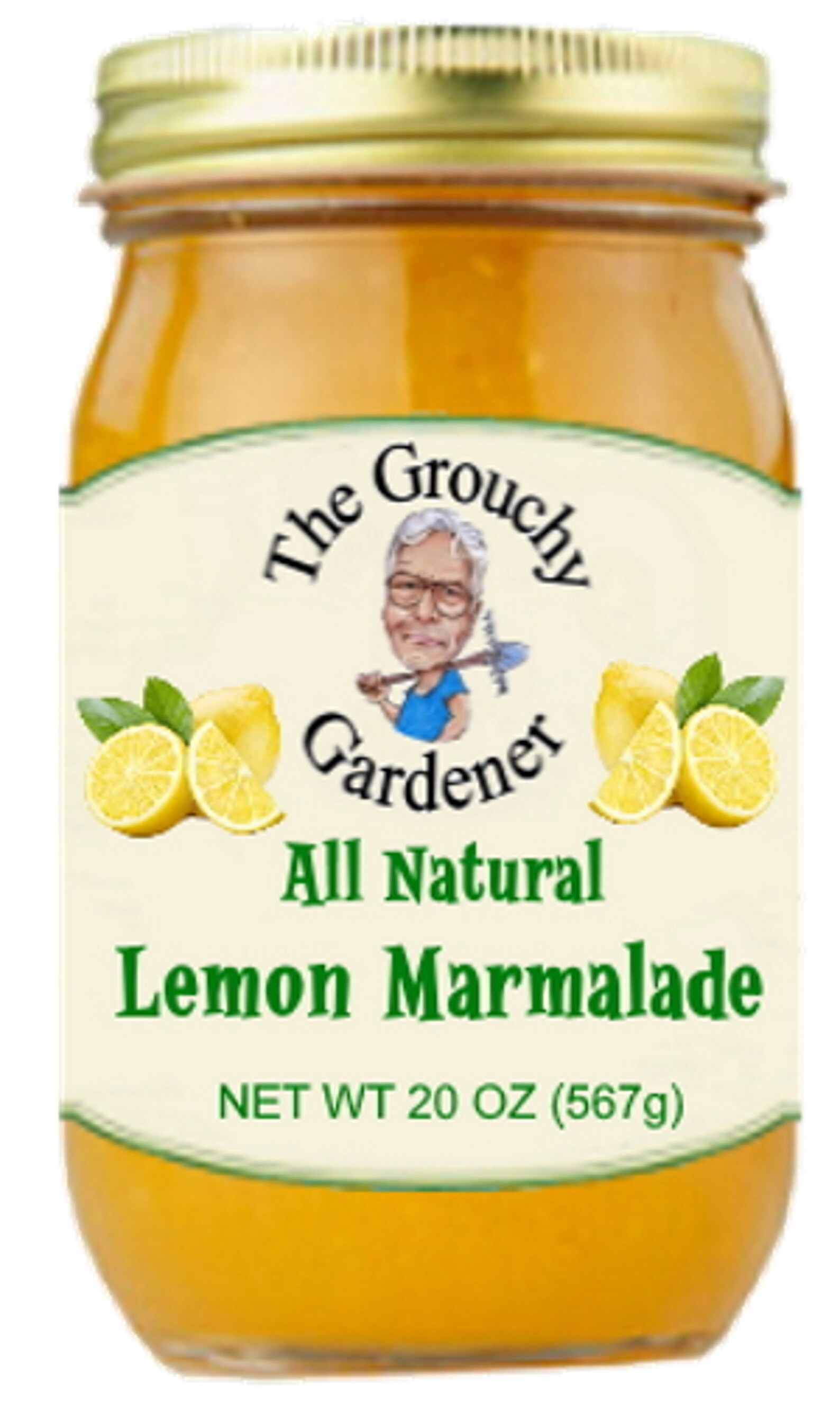 Lemon Marmalade All Natural Lg 20 oz jar. Etsy