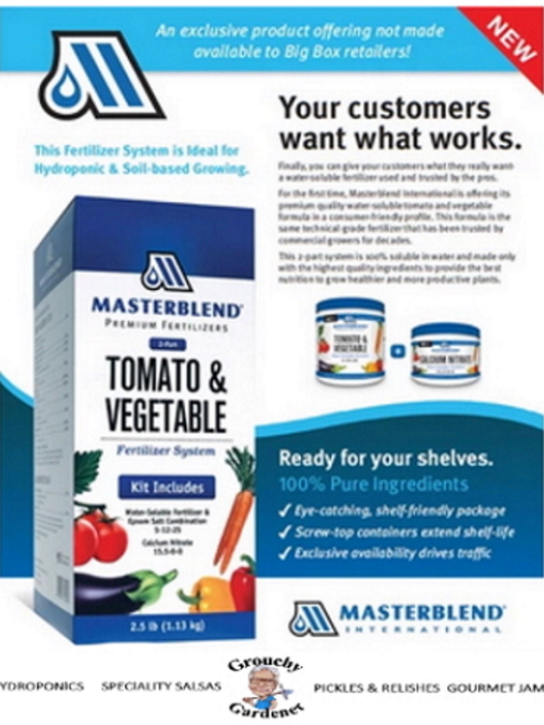 Masterblend 4-18-38 Tomato & Vegetable Fertilizer COMBO KIT - 2.5 Lb - Etsy