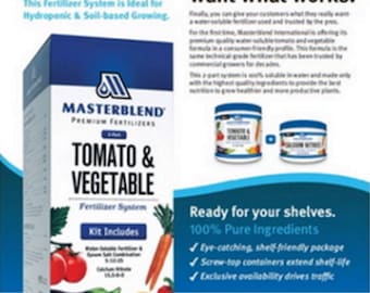 MasterBlend 4-18-38 Tomato & Vegetable Fertilizer COMBO KIT - 2.5 lb