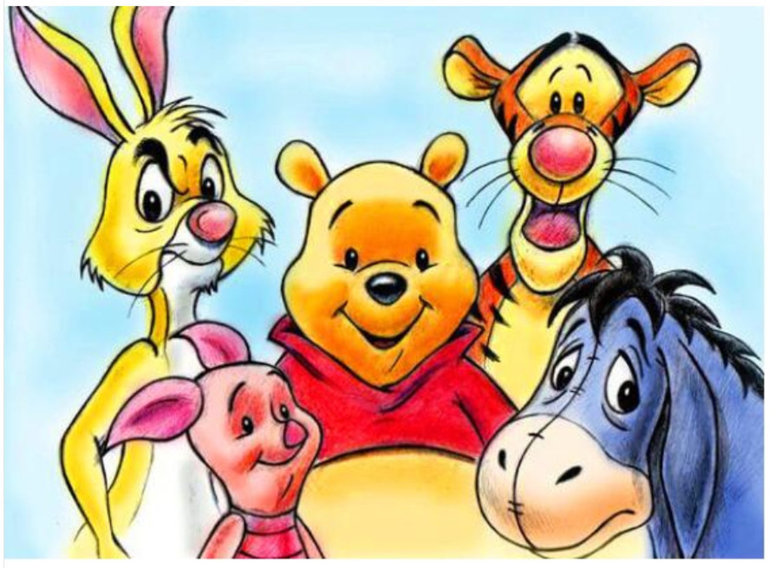 Disney Diamond Painting Winnie The Pooh Diamond Art Cartoon | Etsy
