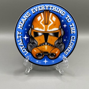 Captain Rex and Clone Helmet 3 Inch Sticker
