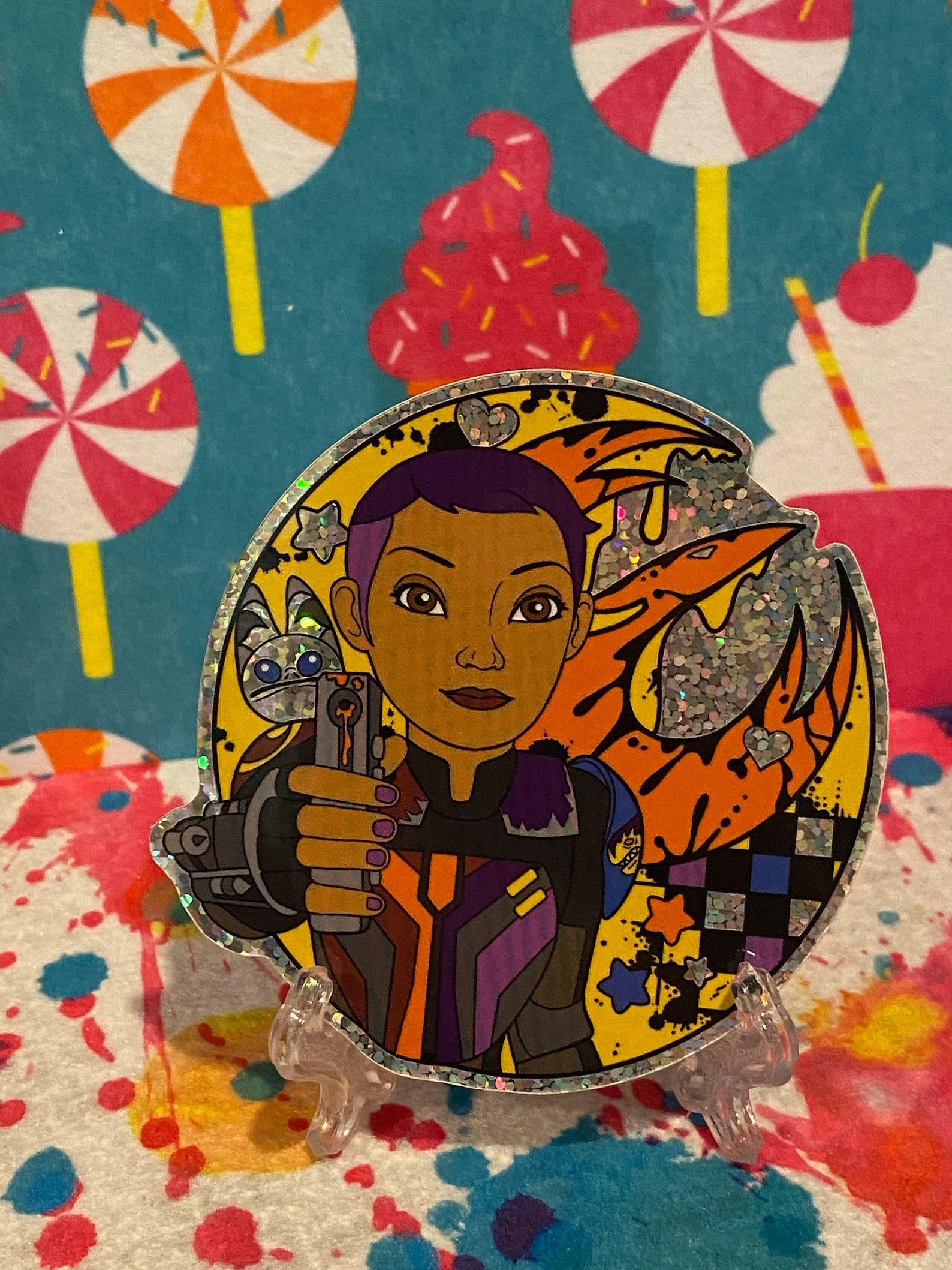 The Graffiti Artist Sticker Sabine Wren Fan Art by Rebel Art Empire - Etsy