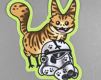 Loth Cat Trooper Helmet Sticker