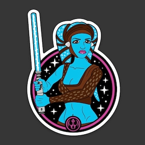 Jedi Master Aayla Secura Sticker