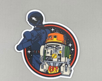 Chopper & AP-5 Vinyl Sticker