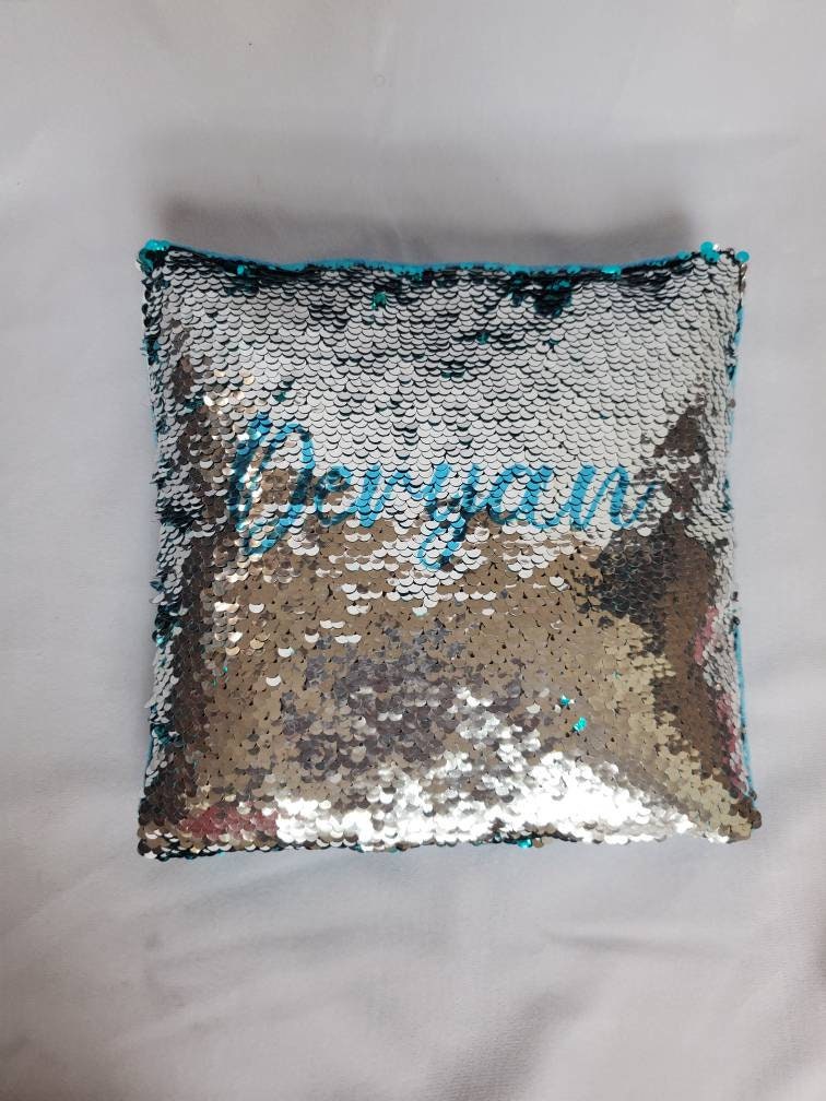 Personalized Sequin Name Pillow Name Pillow Sequin Pillow Etsy