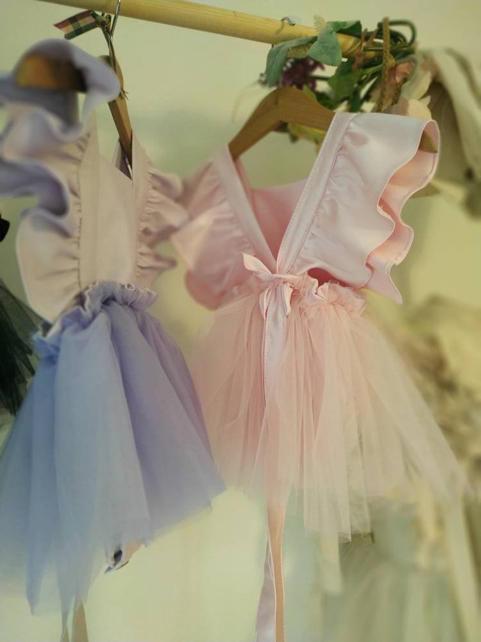 Satin Baby Rompers Tulle Baby Romper Ruffled Romper Pink Etsy