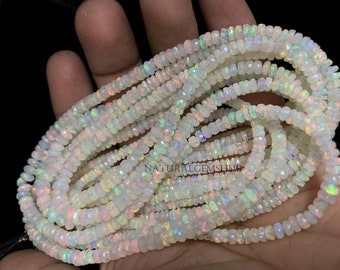Ethiopian opal beads strand for making jewelry Top quality Genuine Welo opal smooth beads 3.5-7.5 mm 13 inch stradnd