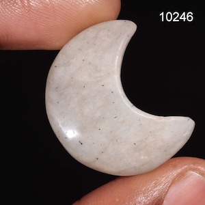 Hand Polished Rose Quartz Crescent Moon Loose Gemstone, Natural Rose Quartz Cabochon For Pendant Making, Smooth Rose Quartz, Rose Quartz,