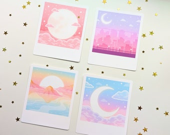 Dreamy Destinations Art Print Set - Mini Art Prints