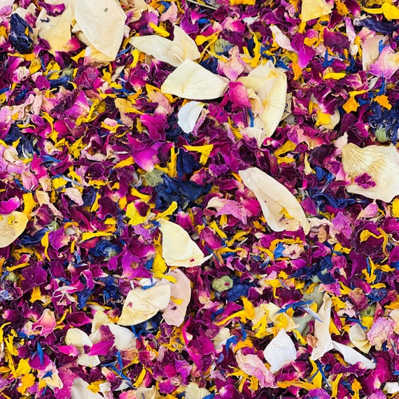 Natural Rose Flower Petal Biodegradable Wedding Confetti Etsy UK