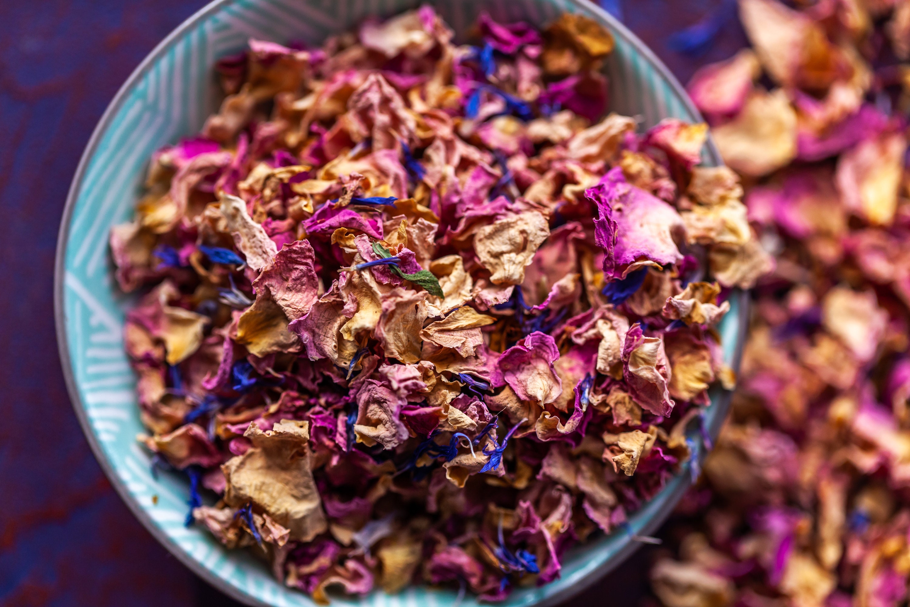 Pink Rose & Cornflower Petals Food grade/bake with Etsy