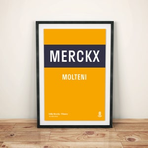 Eddy Merckx Vintage Print