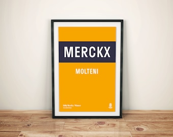 Eddy Merckx Vintage Print