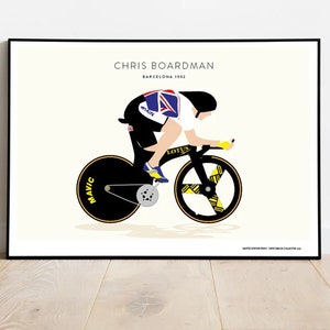 Chris Boardman, Barcelona 1992 - Limited Edition Print