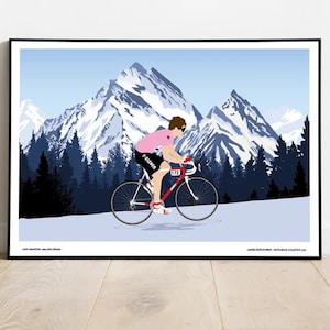 Andy Hampsten - The Ascent - Giro d’Italia 1988 - Limited Edition Print